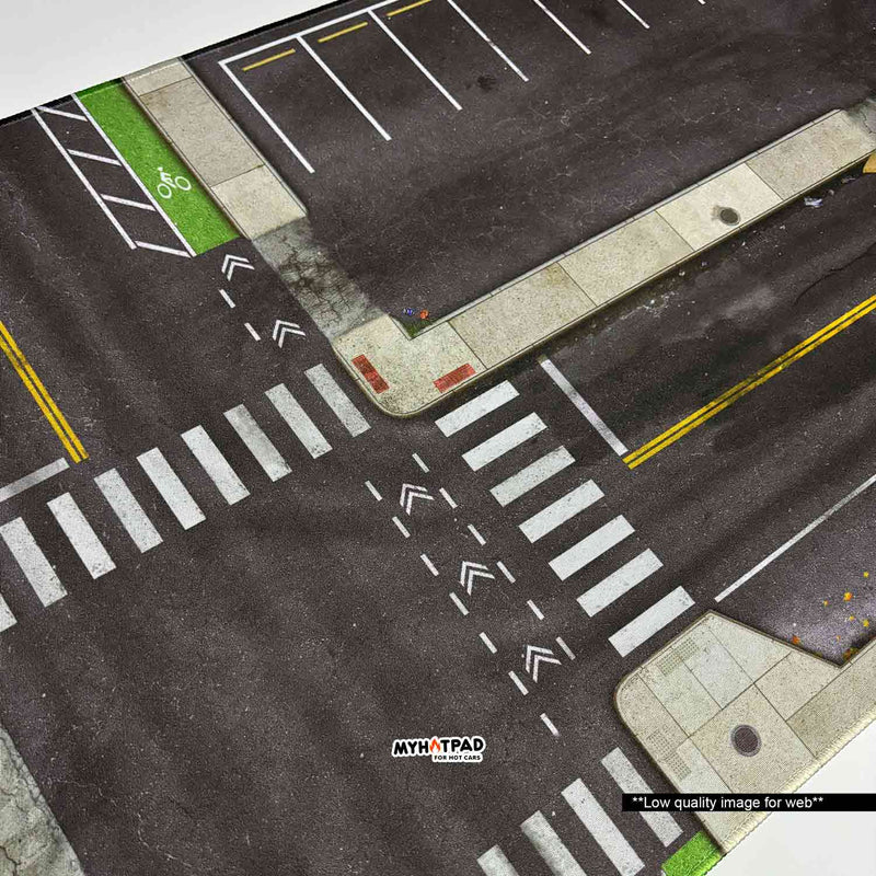 MYHOTPAD NY Street Diorama Desktop Mat Diecast 1:64