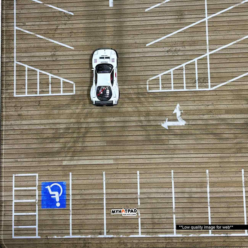 MYHOTPAD Santa Monica Pier Parking Diorama Desktop Mat Diecast 1:64
