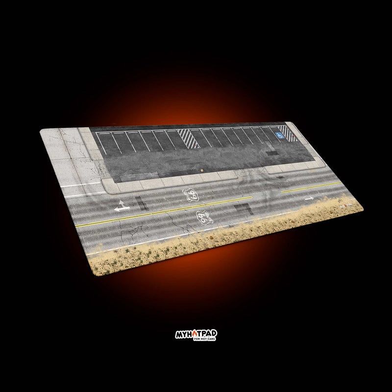 MYHOTPAD Route66 Diorama Desktop Mat Diecast 1:64