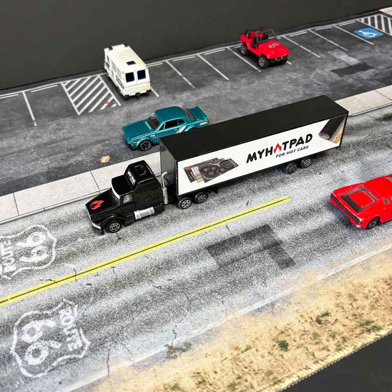 MYHOTPAD Route66 Diorama Desktop Mat Diecast 1:64