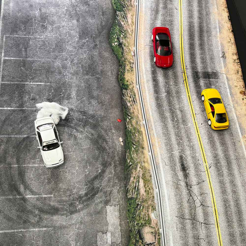 MYHOTPAD CALIFORNIA ROAD Diorama Desktop Mat Diecast 1:64