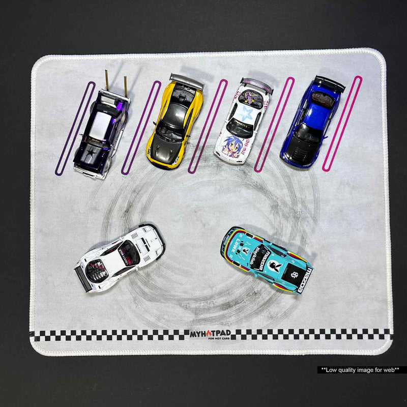 MYHOTPAD Exhibition Diorama Desktop Mat Diecast 1:64