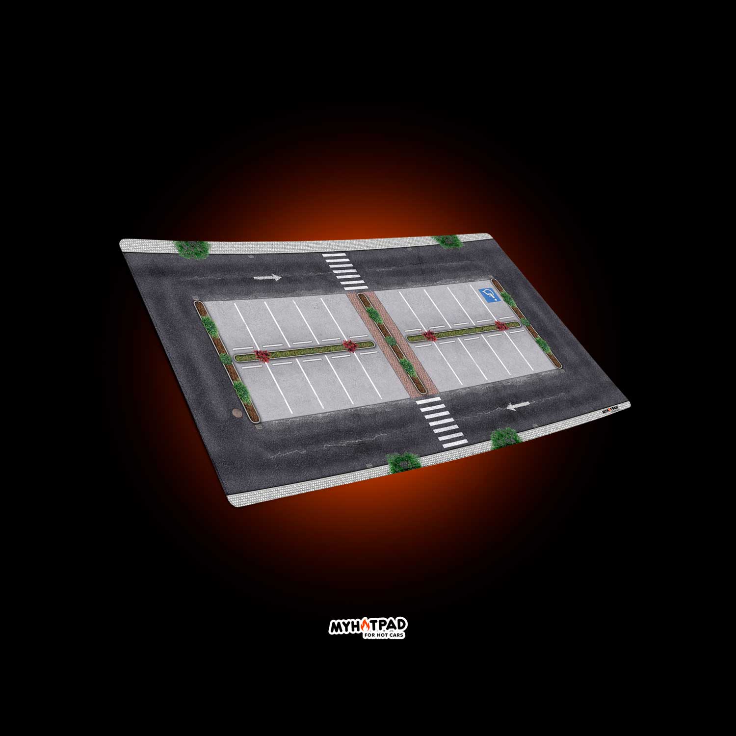 MYHOTPAD Parking v3 Medium Diorama Desktop Mat Diecast 1:64