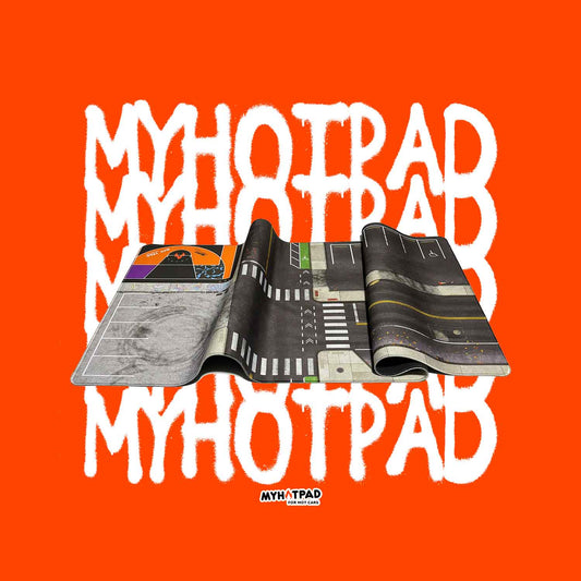 MYHOTPAD NY Street Diorama Desktop Mat Diecast 1:64