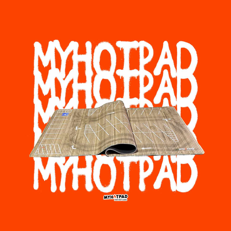 MYHOTPAD Santa Monica Pier Parking Diorama Desktop Mat Diecast 1:64