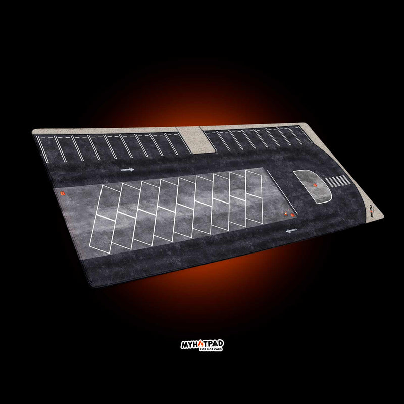 MYHOTPAD Parking lot OSK V1 Diorama Desktop Mat Diecast 1:64